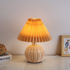 Nordic Rattan Table Lamp