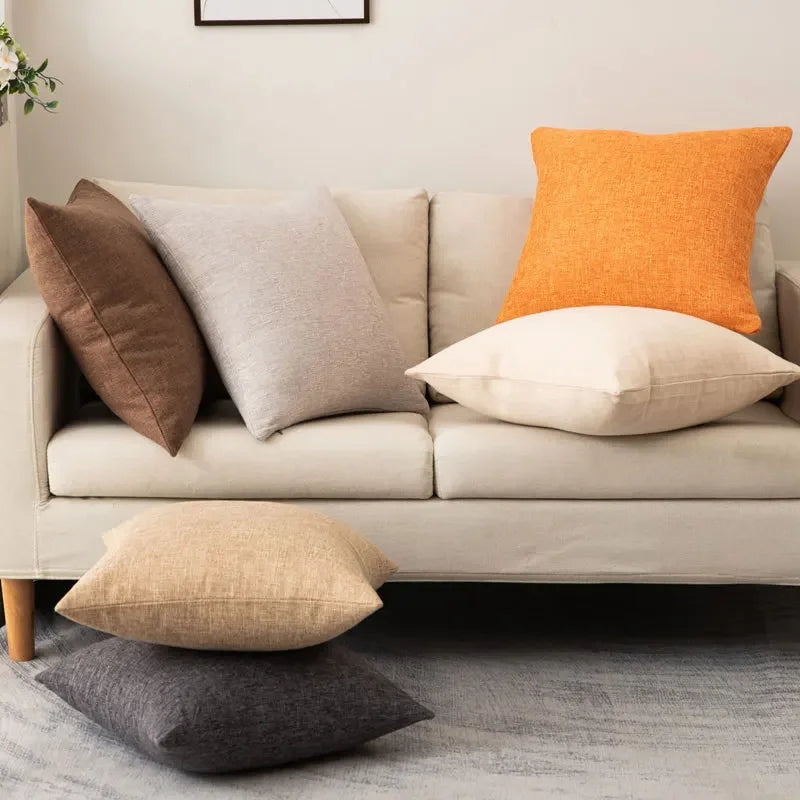 Modern Square Throw Pillow Colorful Sofa Cushion