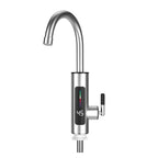 Electric Kitchen Faucet with Instantaneous Water Heater 3000W Stainless Steel