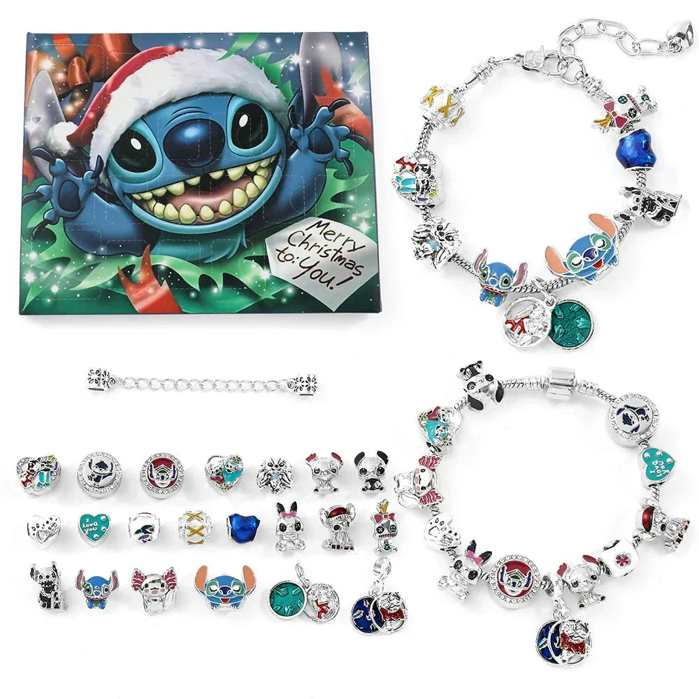 2026 Advent Calendar with 24 Jewelry and Accessory Surprises - Hypoallergenic Stainless Steel Holiday Countdown Box