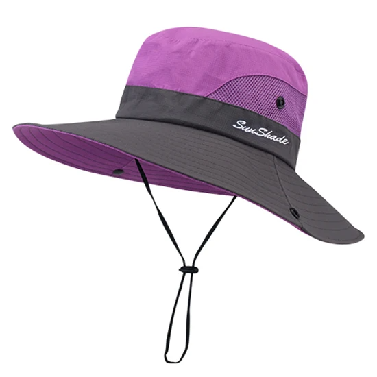 UV Protection Sun Hat with Wide Brim | Lightweight Breathable Summer Beach Hat for Outdoor Sun Protection and Travel