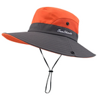 UV Protection Sun Hat with Wide Brim | Lightweight Breathable Summer Beach Hat for Outdoor Sun Protection and Travel