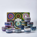 Bohemian Scented Candle Set Decorative Soy Wax Aromatherapy Gift Collection