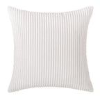 Corduroy Striped Throw Pillow Textured Decorative Cushion Cover