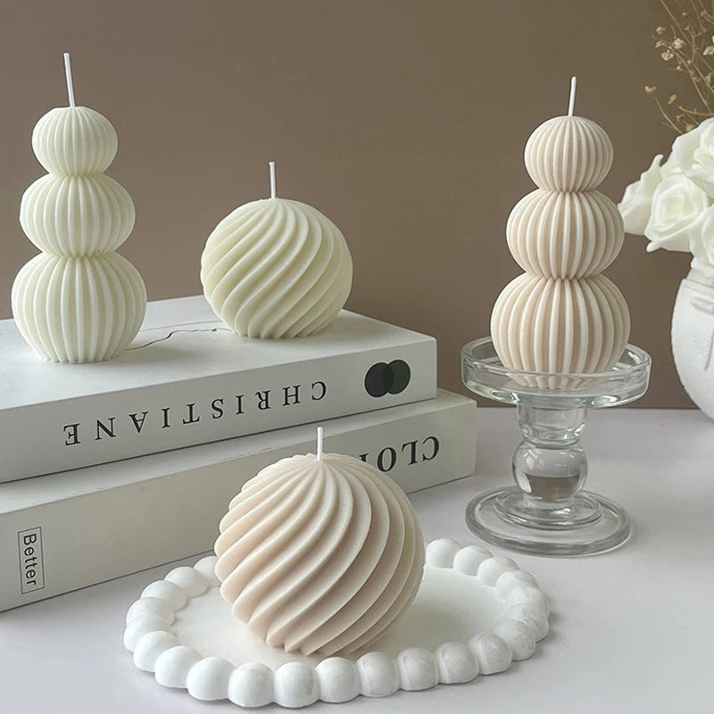 Creative Geometric Golf Ball Scented Candle Decoration