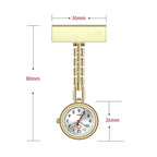 Personalized Nurse Fob Watch | Clip-on Medical Watch for Doctors and Healthcare Professionals | Stainless Steel Design