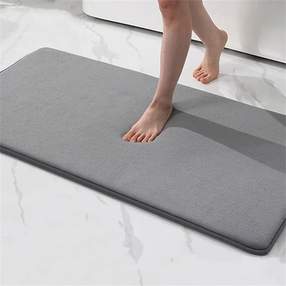 Soft Comfortable Non-Slip Bath Mat for Safe and Dry Floors