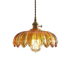 Retro Floral Pendant Light