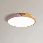 Nordic Wooden Round Ceiling Light