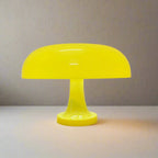 Table Lamp ABS and PS Construction | Retro Mushroom Dome Style | USB-C Powered LED with Three Adjustable Lighting Modes