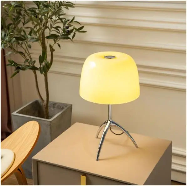 Tripod Desk Lamp Metal Construction | Bauhaus Style Home Office Lighting | Stable Base for Focused Reading Study and Work Tasks