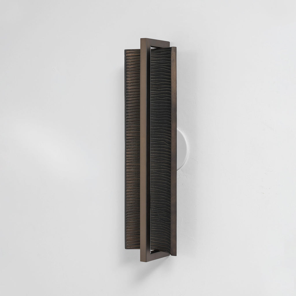 Indoor Wall Lamp Aluminium and Resin Integrated LED Warm Light | Triac Dimming Compatible Lighting for Living Room and Bedroom