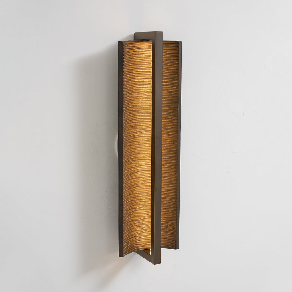 Indoor Wall Lamp Aluminium and Resin Integrated LED Warm Light | Triac Dimming Compatible Lighting for Living Room and Bedroom