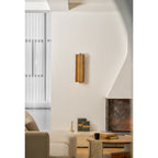 Indoor Wall Lamp Aluminium and Resin Integrated LED Warm Light | Triac Dimming Compatible Lighting for Living Room and Bedroom