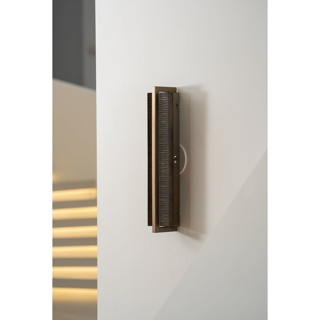 Indoor Wall Lamp Aluminium and Resin Integrated LED Warm Light | Triac Dimming Compatible Lighting for Living Room and Bedroom