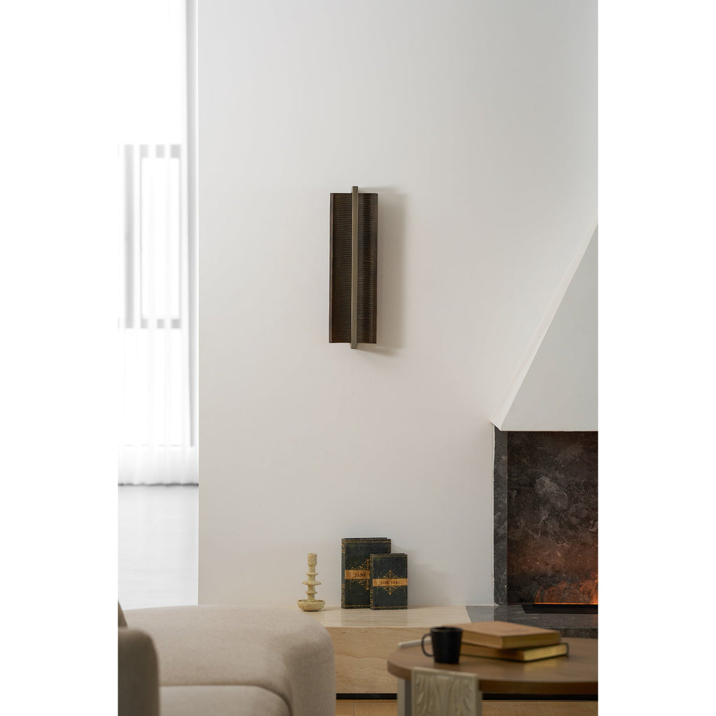 Indoor Wall Lamp Aluminium and Resin Integrated LED Warm Light | Triac Dimming Compatible Lighting for Living Room and Bedroom