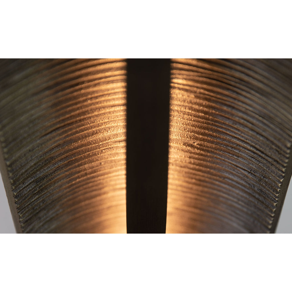 Indoor Wall Lamp Aluminium and Resin Integrated LED Warm Light | Triac Dimming Compatible Lighting for Living Room and Bedroom
