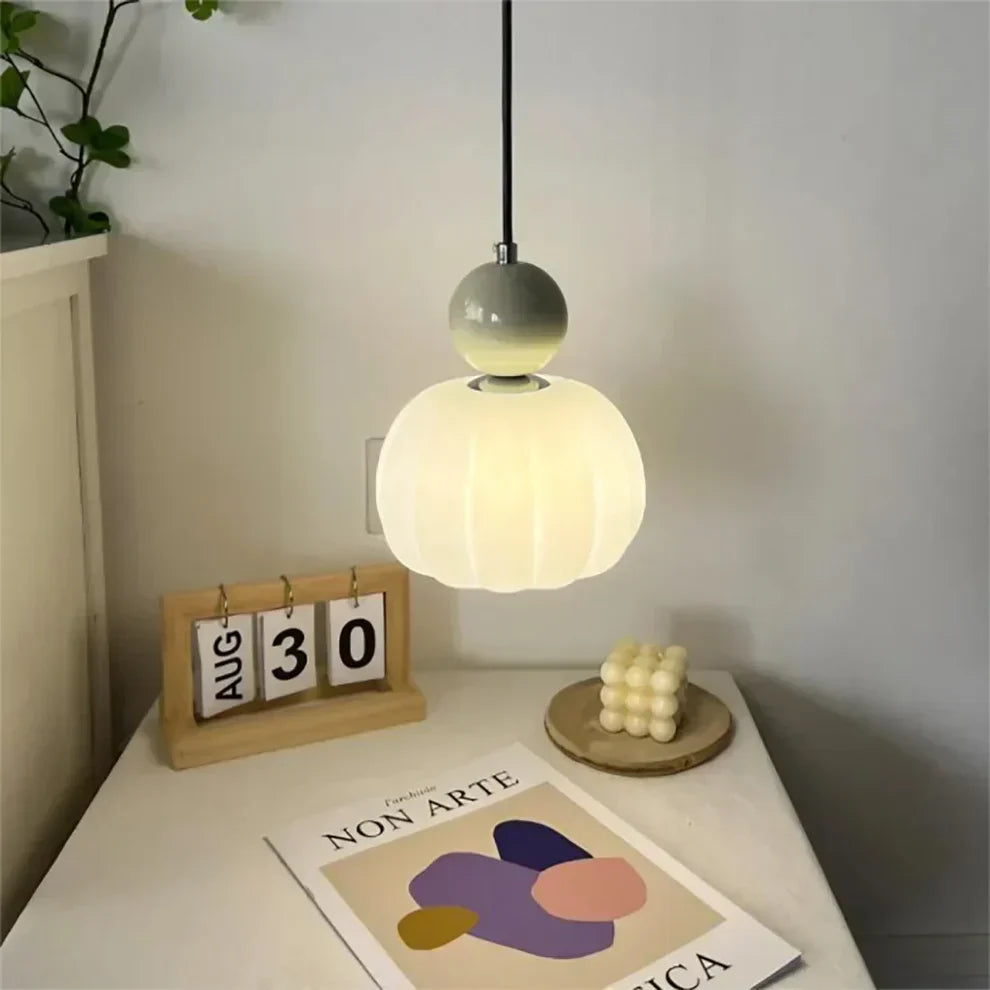 Scandinavian Glass Globe Pendant Light