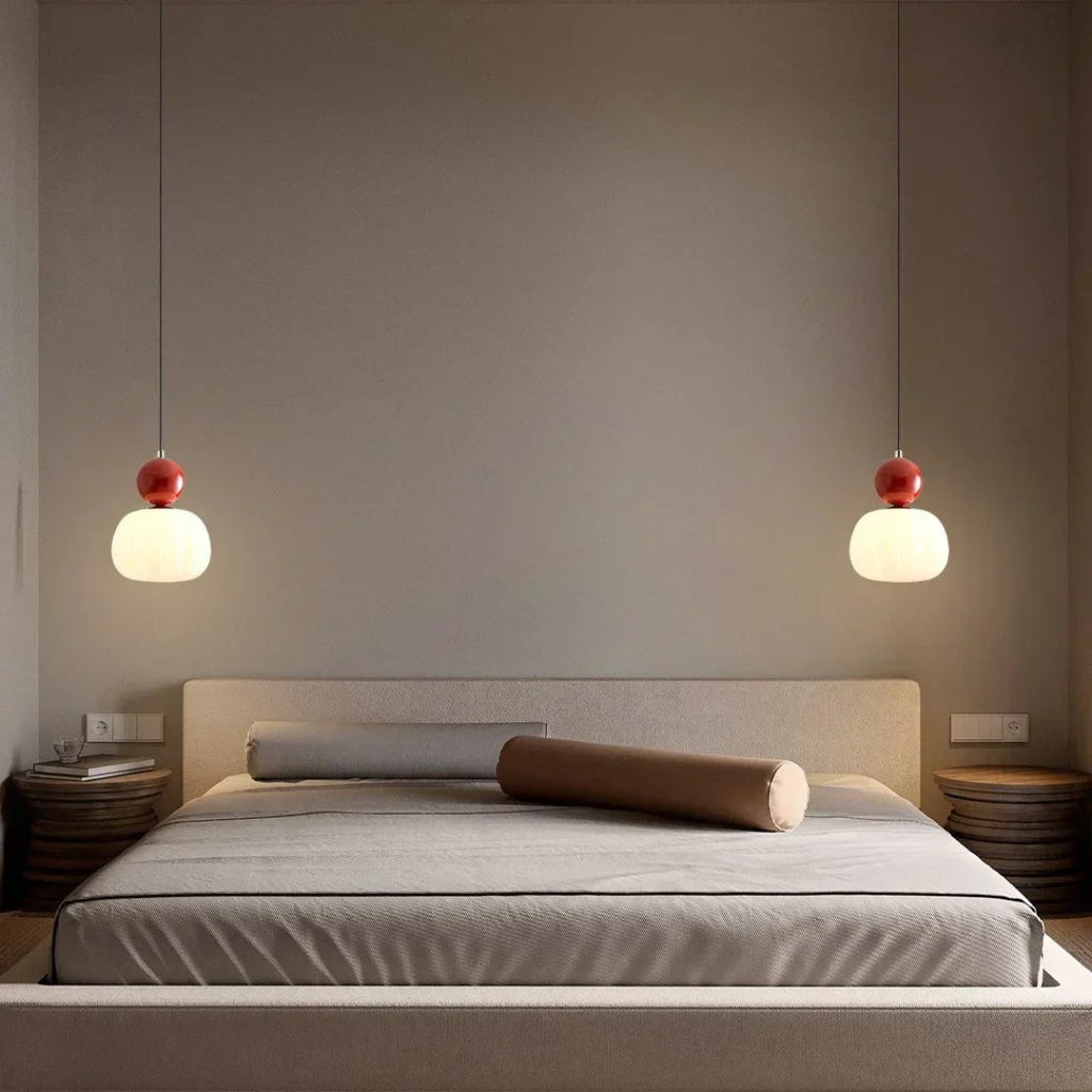 Round Glass Globe Pendant Light