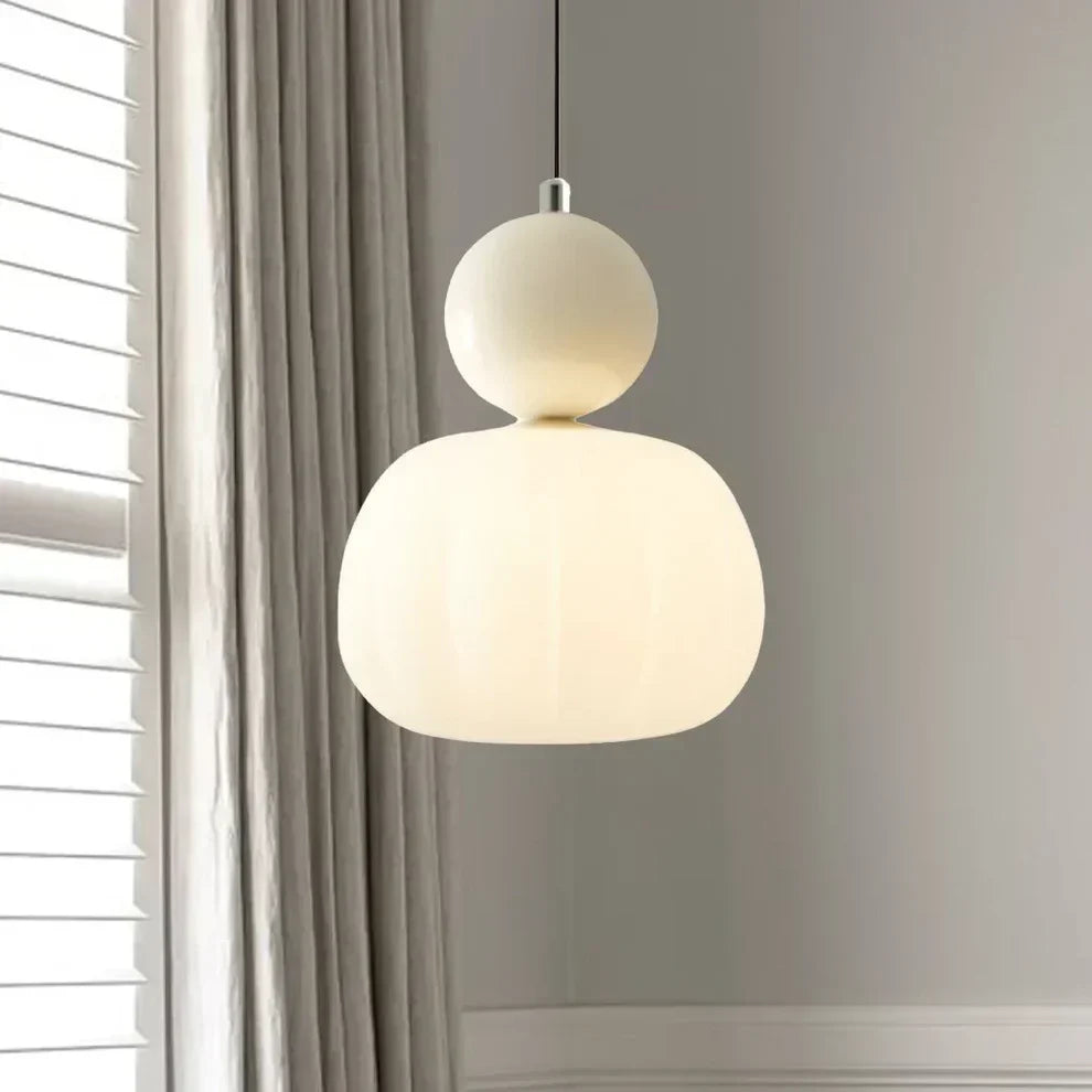 Scandinavian Glass Globe Pendant Light