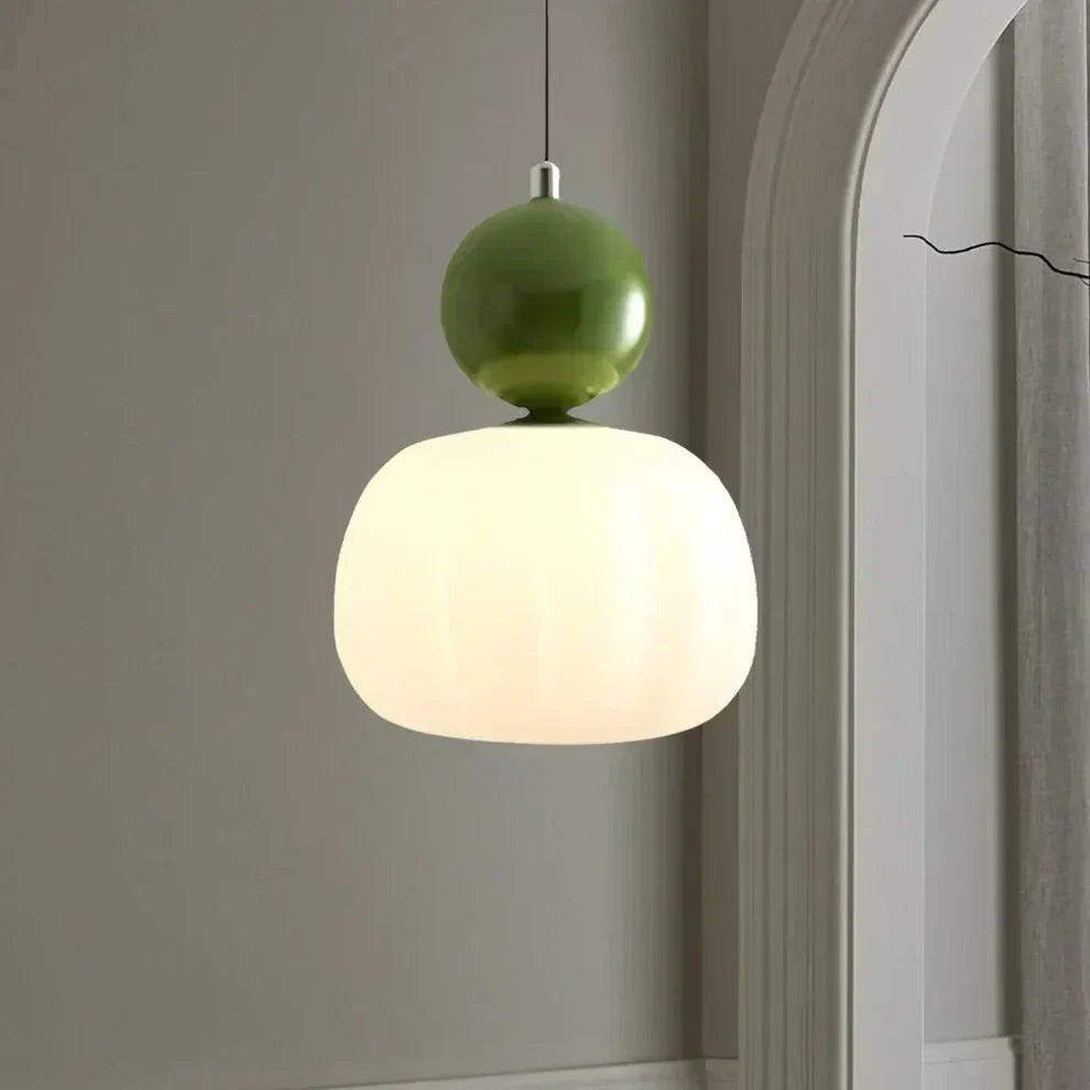 Scandinavian Glass Globe Pendant Light