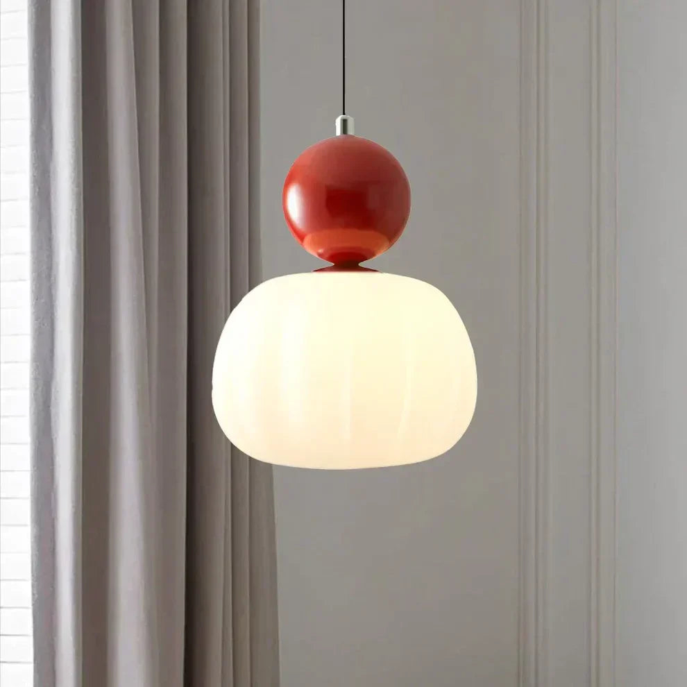 Scandinavian Glass Globe Pendant Light