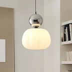 Scandinavian Glass Globe Pendant Light