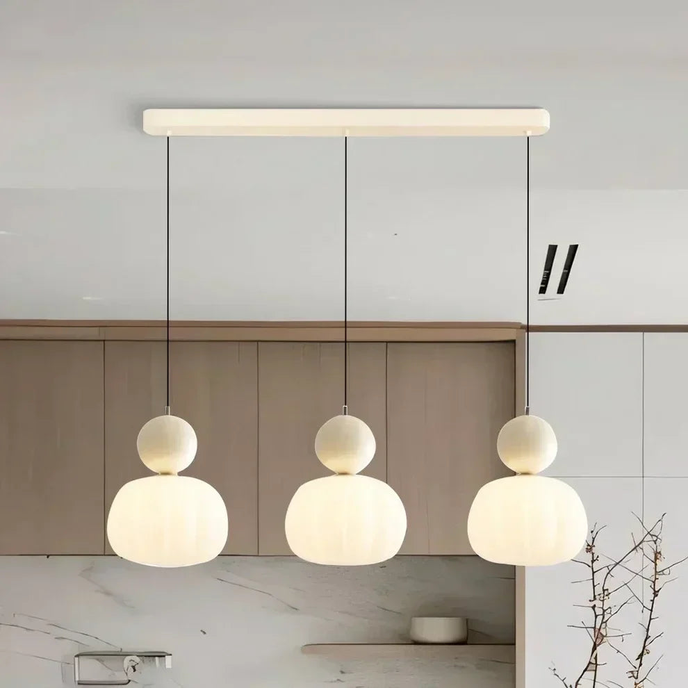 Scandinavian Glass Globe Pendant Light