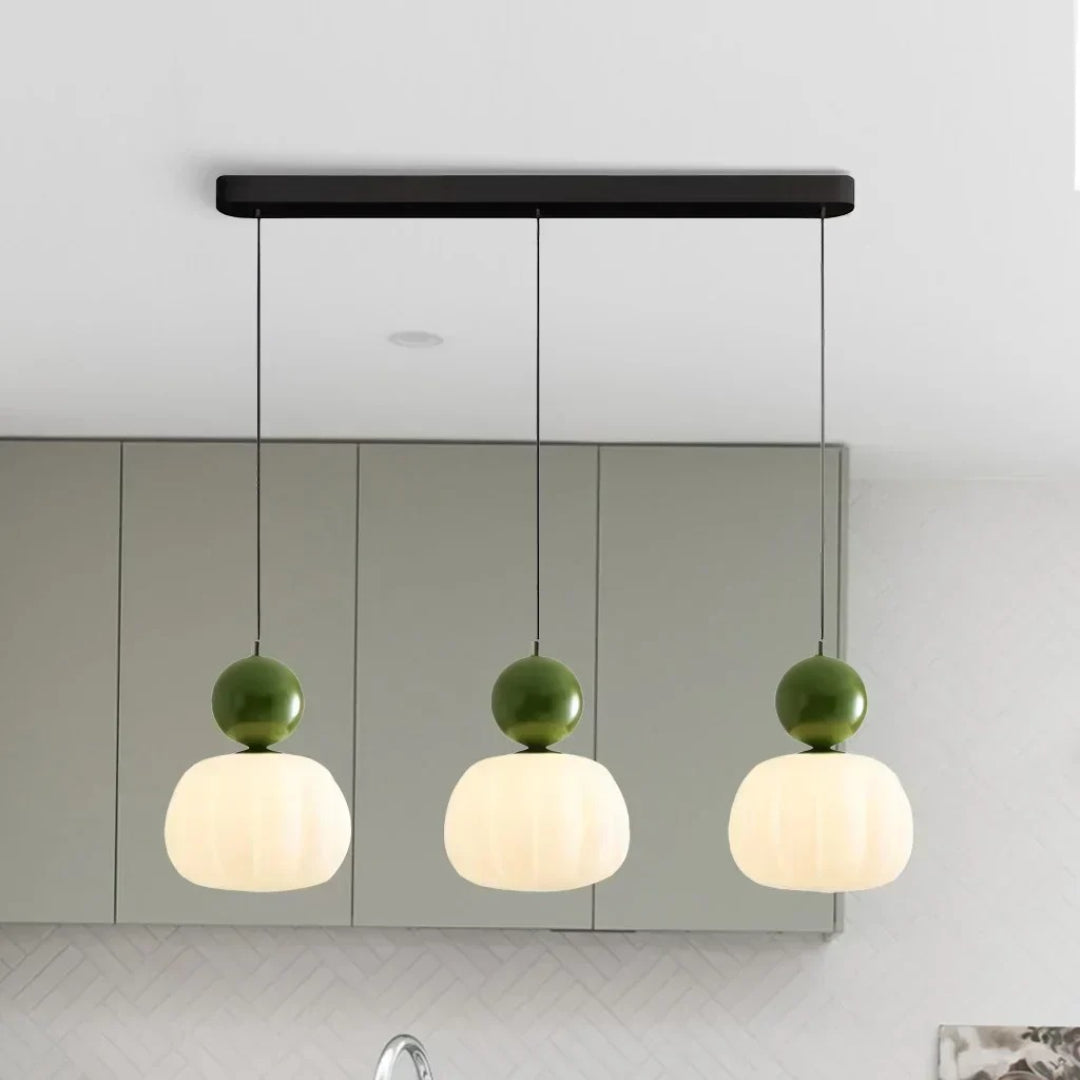 Round Glass Globe Pendant Light