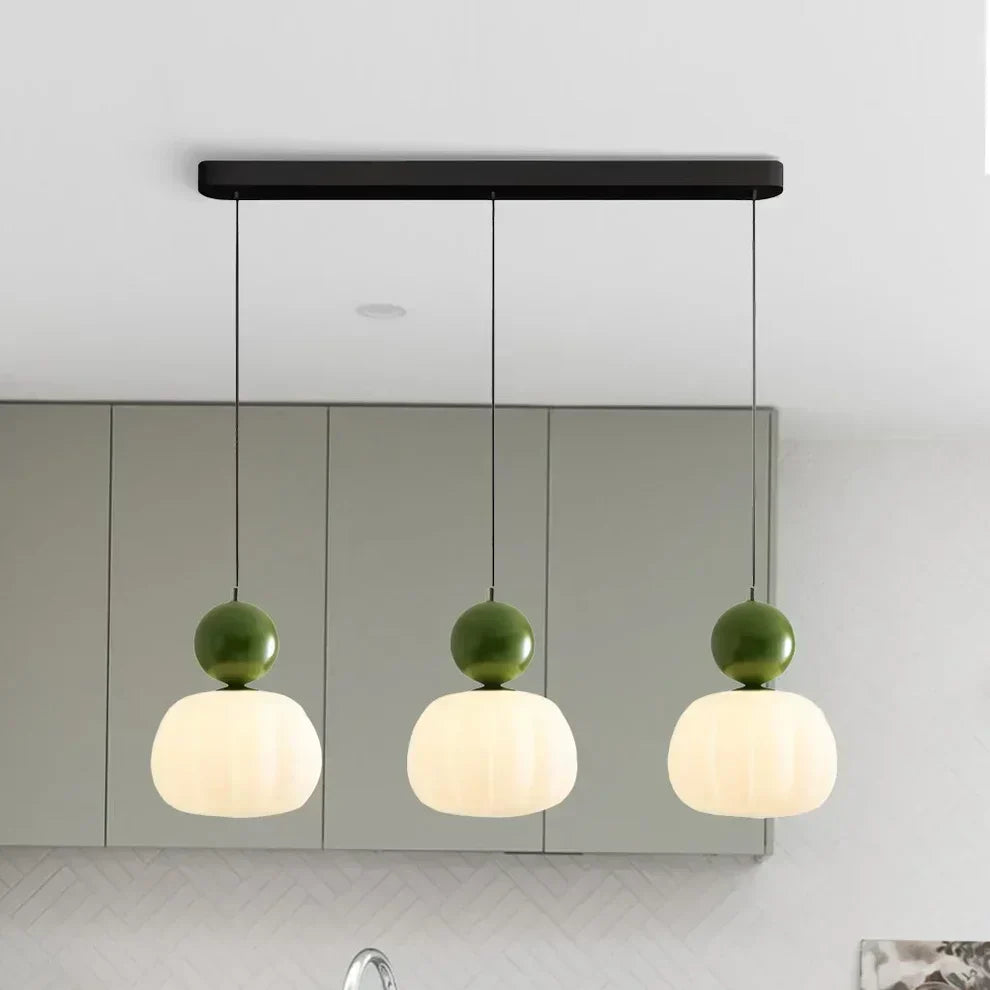 Scandinavian Glass Globe Pendant Light