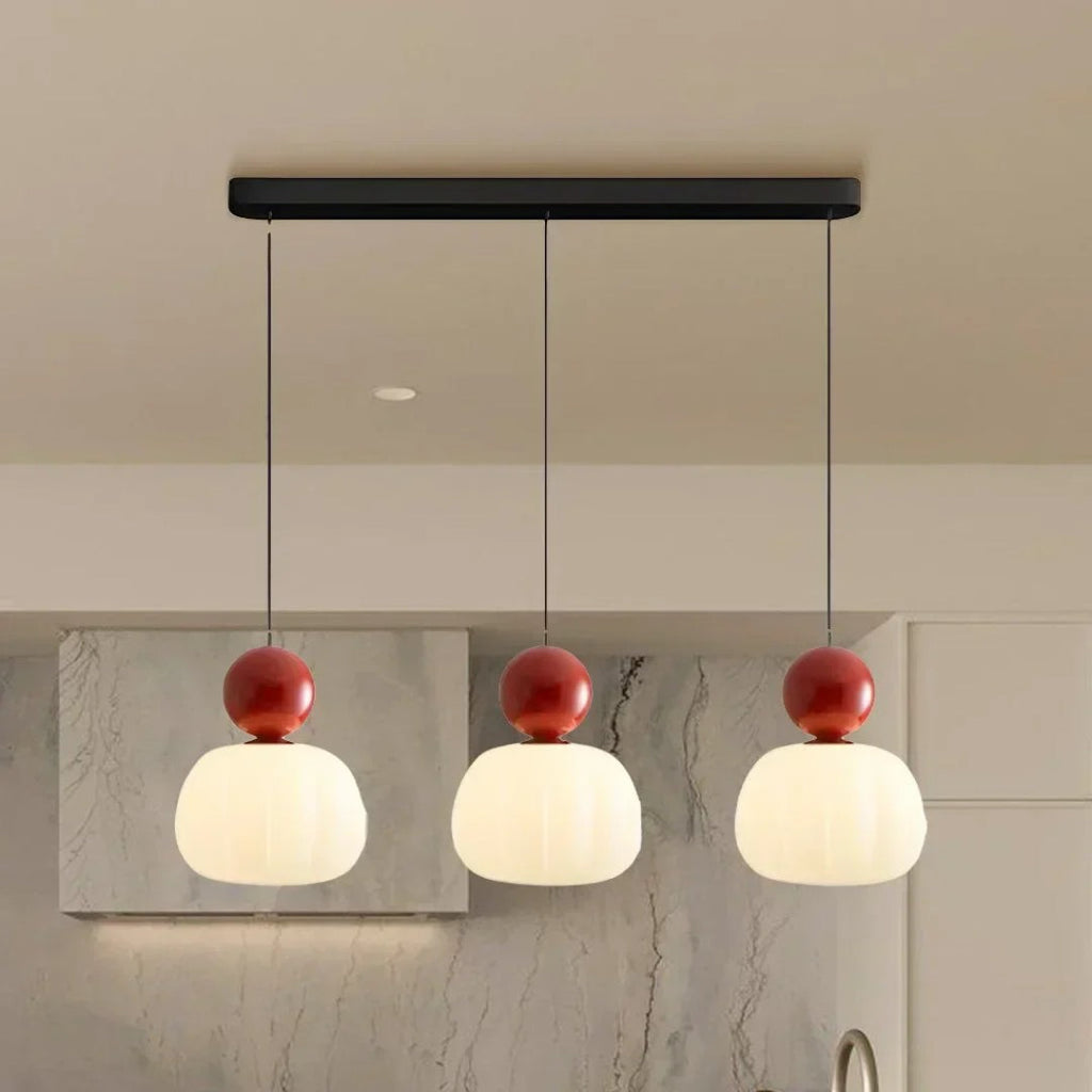 Round Glass Globe Pendant Light