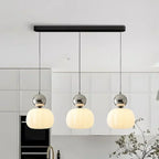 Scandinavian Glass Globe Pendant Light