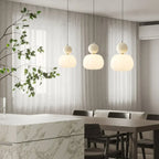 Scandinavian Glass Globe Pendant Light