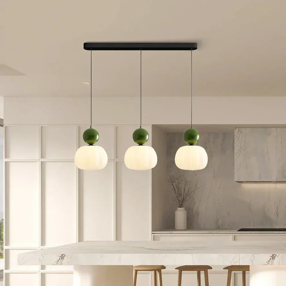 Scandinavian Glass Globe Pendant Light