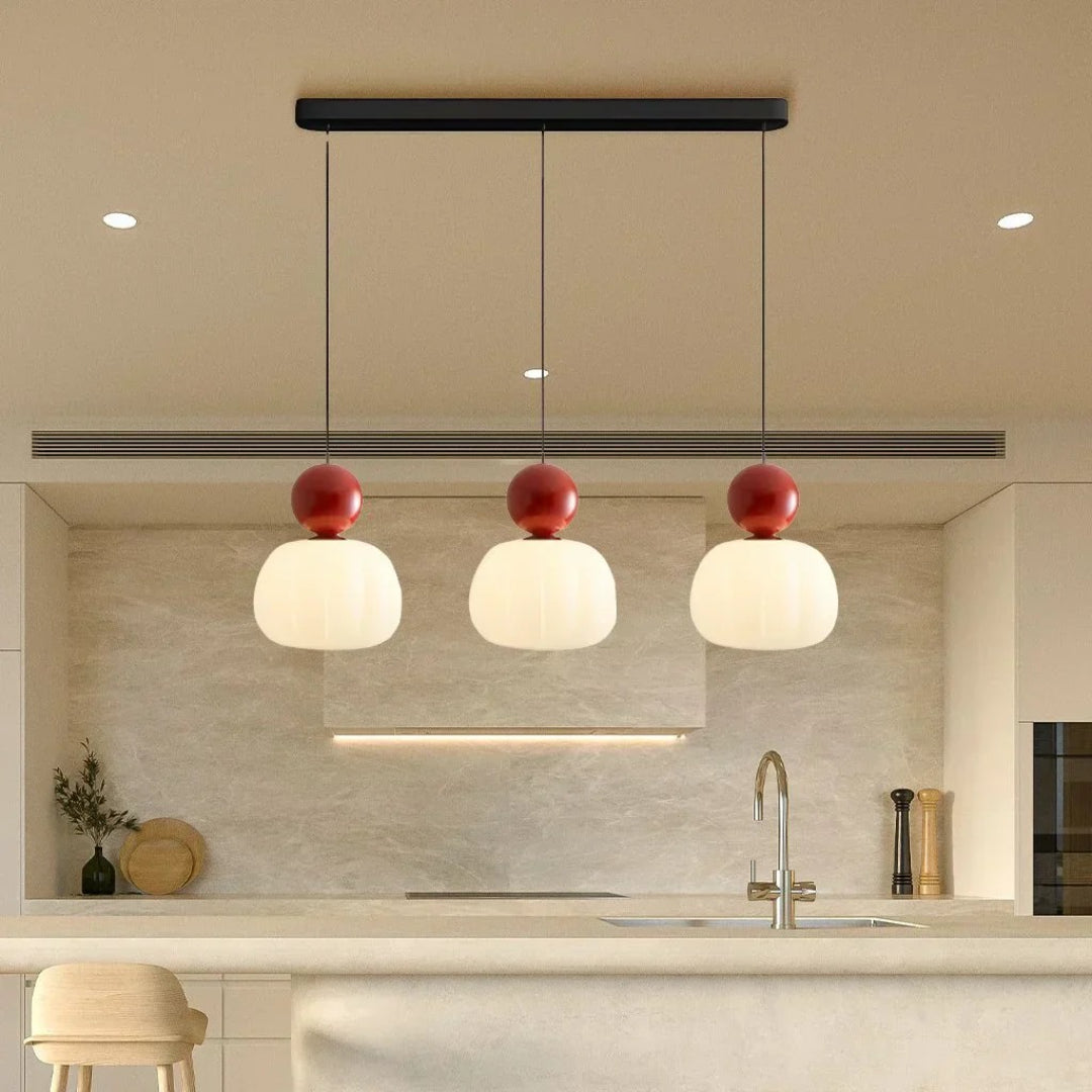 Round Glass Globe Pendant Light