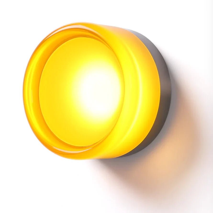 Modern Round Metal Wall Light