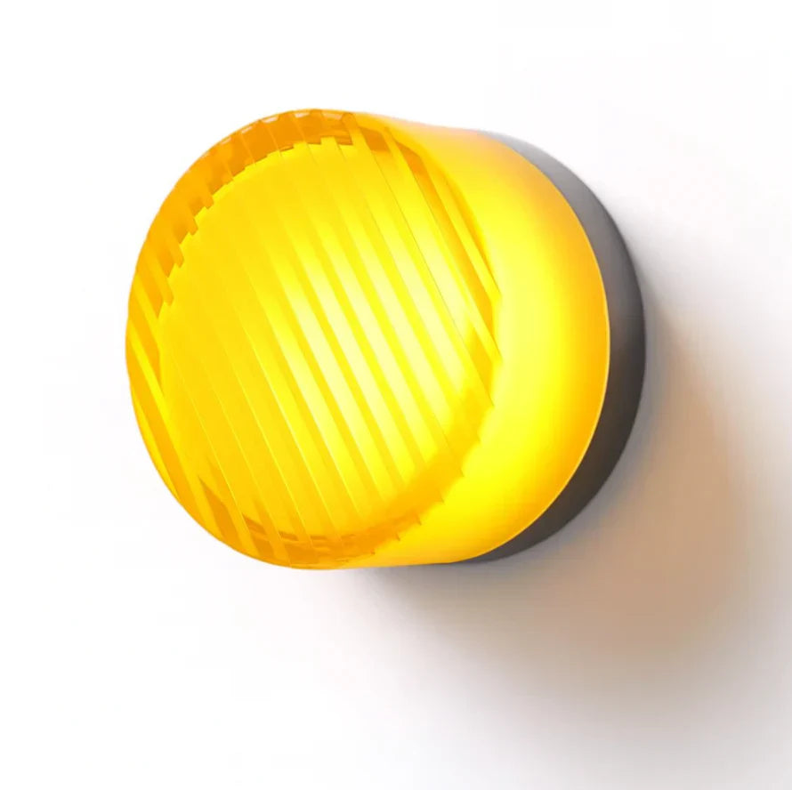 Modern Round Metal Wall Light