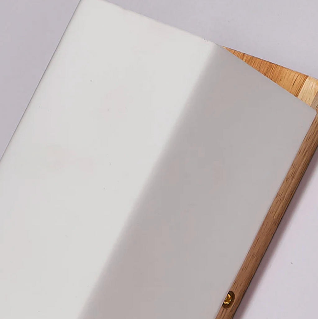 Wood Wall Sconce Glass Shade | Modern Minimalist Style | Soft Ambient Lighting for Bedrooms Hallways and Living Rooms