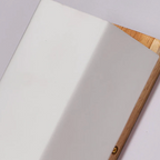 Wood Wall Sconce Glass Shade | Modern Minimalist Style | Soft Ambient Lighting for Bedrooms Hallways and Living Rooms