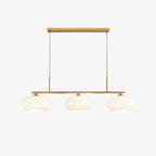 Linear Triple Glass Pendant Light