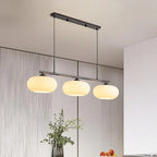 Linear Triple Glass Pendant Light