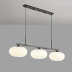 Linear Triple Glass Pendant Light