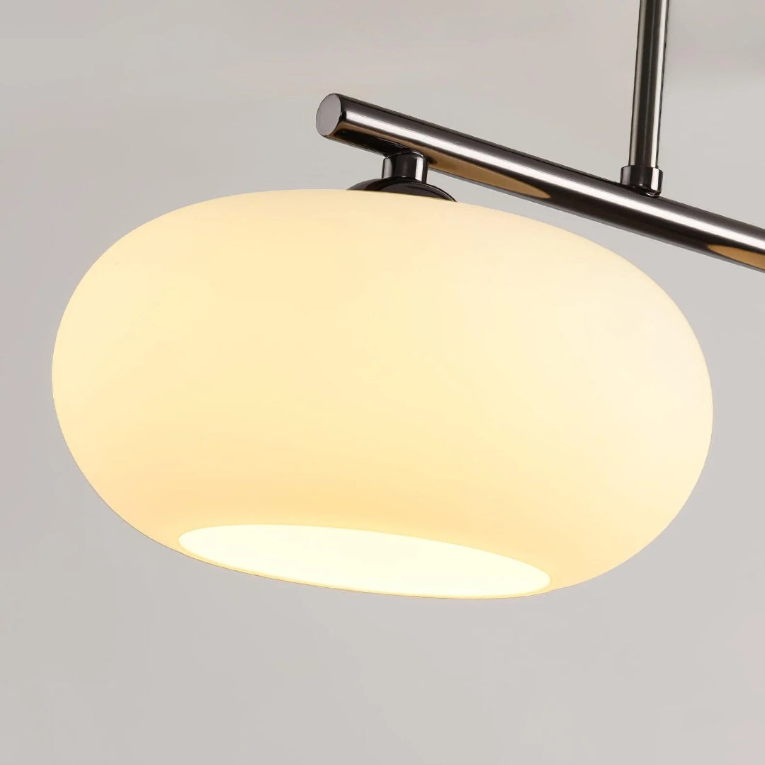 Linear Triple Glass Pendant Light