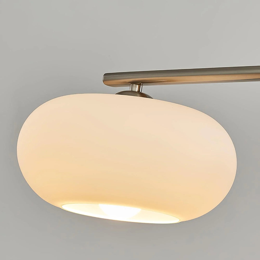 Linear Triple Glass Pendant Light