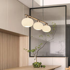Linear Triple Glass Pendant Light