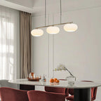 Linear Triple Glass Pendant Light