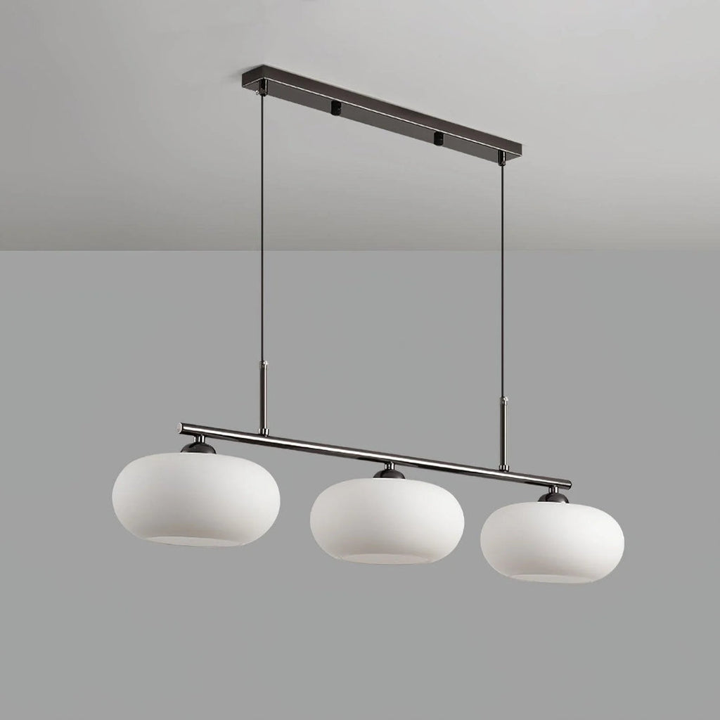 Linear Triple Glass Pendant Light