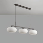 Linear Triple Glass Pendant Light