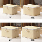 Large Foldable Storage Box with Zipper