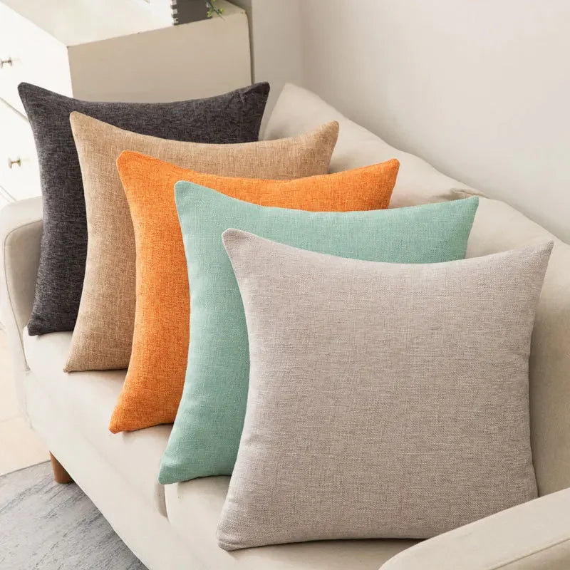 Modern Square Throw Pillow Colorful Sofa Cushion